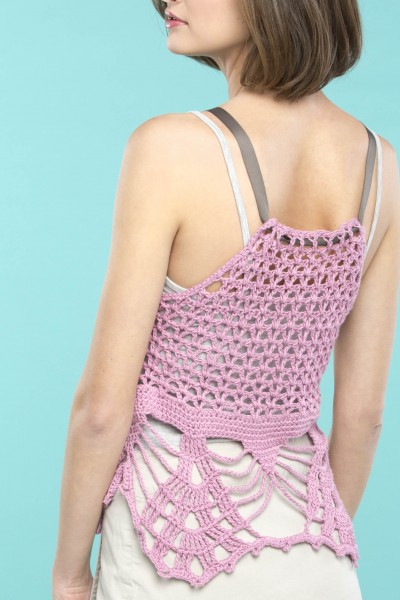 Exploded Pineapple Halter Free Crochet Pattern 1