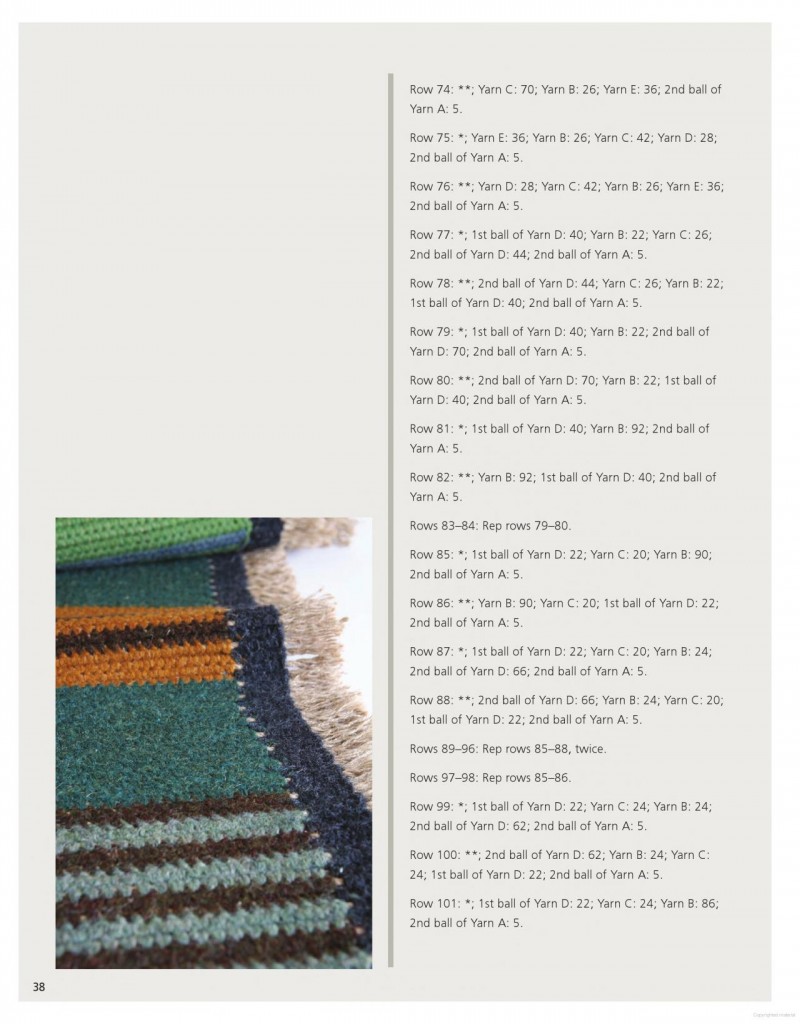 Farm Rug Crochet Pattern 5