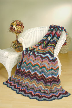 Florentine Bargello Afghan Free Crochet