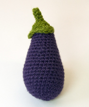 Free Crochet Pattern Eggplant