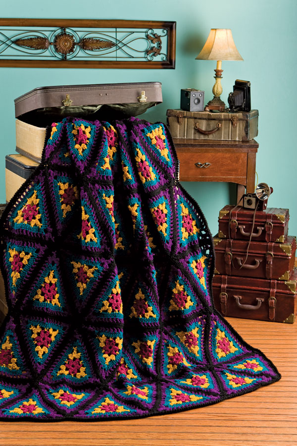 Free Kaleidoscope Afghan Crochet Pattern
