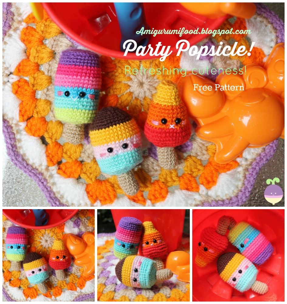 Free pattern for Party Popsicle Amigurumi