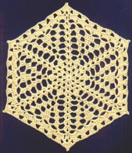 Hexagonal Doily Free Crochet Pattern