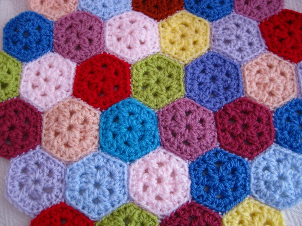 Mini Hexagon Pattern Free Crochet