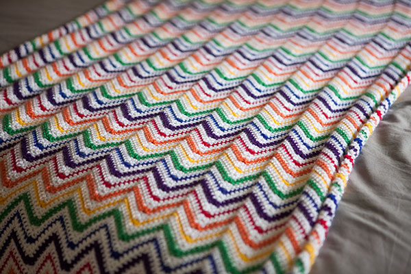 Rainbow Crochet Blankie