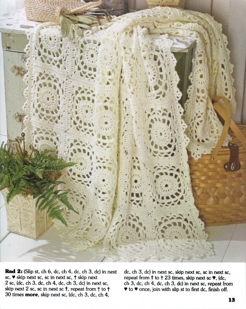 The Best of Maggie Weldon 013-Lacy Squares Afghan