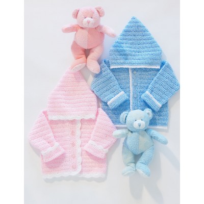 Bernat Sweet Baby Hoodie Free Crochet Pattern