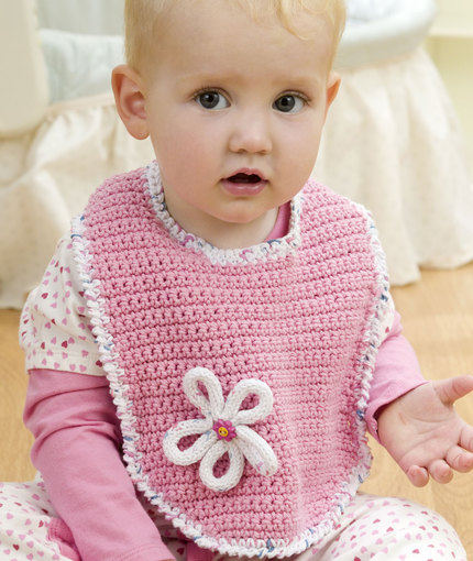 Blossom Bib Free Crochet Pattern