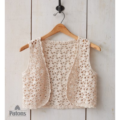 Seashell Crochet Vest Free Pattern