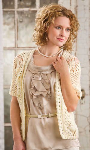 cardigan crochet diamond stitch