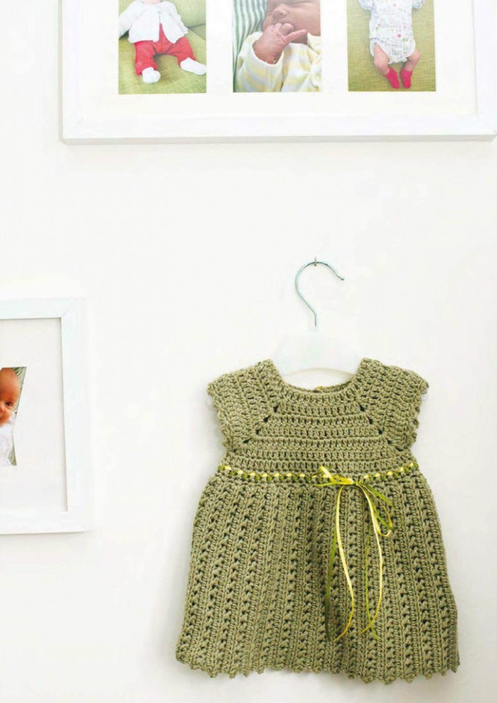 crochet baby dress free pattern