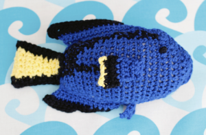 Crochet Blue Tang Fish