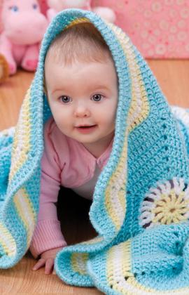 Hexagon Baby Blanket Crochet Pattern