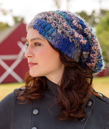 Charming Slouchy Hat free crochet pattern