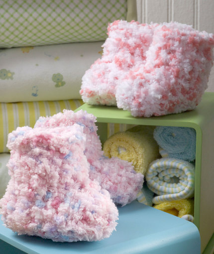 Cotton Candy Booties