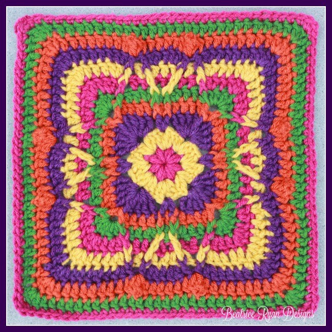 Festival of Fall Square Free Crochet Pattern