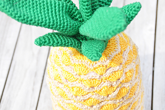 Free Crocheted Pineapple Pattern ⋆ Crochet Kingdom