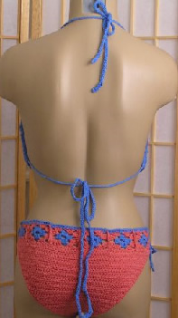 Rosetta Bikini Free Crochet Pattern back
