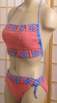 Rosetta Bikini Free Crochet Pattern front