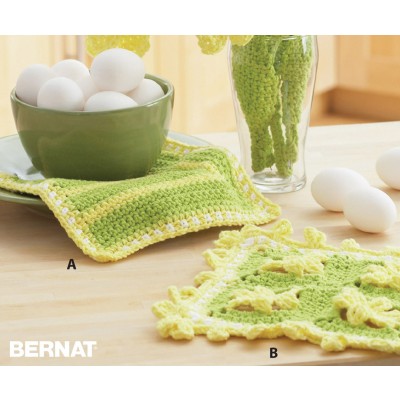 daffodil-crochet-dishcloths
