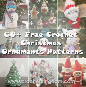 60+ Free Crochet Christmas Ornaments Patterns http://www.crochetkingdom.com/