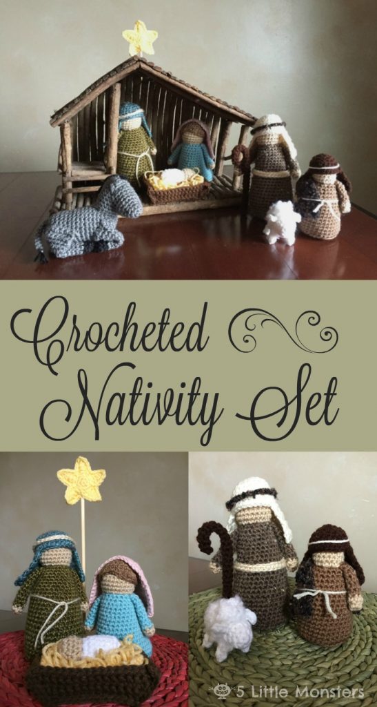 crocheted-nativity-set