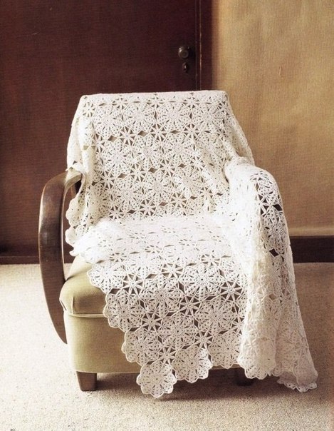 lace-flwoer-cotton-blanket-to-crochet