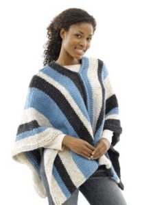 womens-vertical-striped-poncho-to-crochet