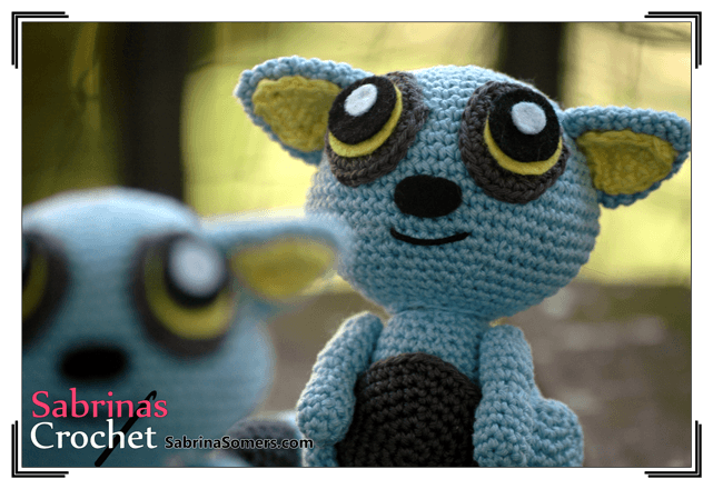 Blue Lemur free crochet pattern