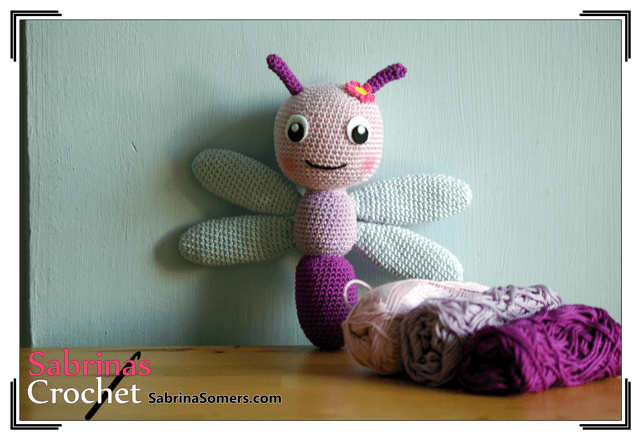 Free crochet pattern Dragonfly