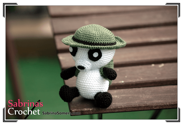 Free crochet pattern Indiana Panda