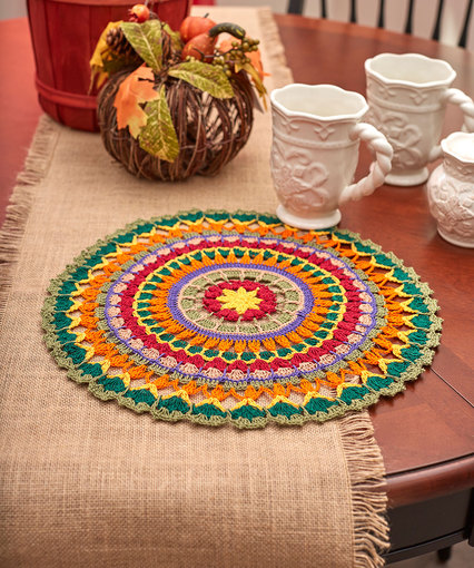 mandala doily crochet pattern