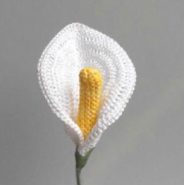 calla flower crochet