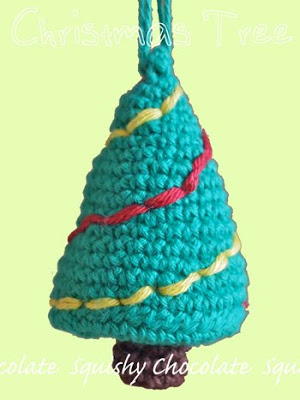 Christmas Tree pattern to crochet ornament