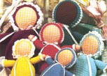 Bunting Dolls in 3 sizes free crochet pattern