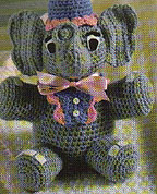 Cute Circus Elephant Amigurumi Crochet Pattern Free