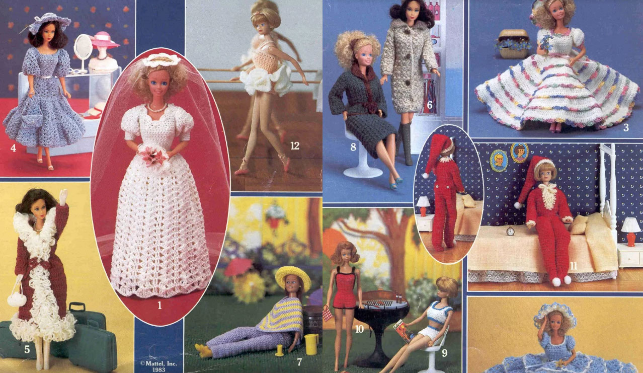 crochet barbie doll clothes for beginners