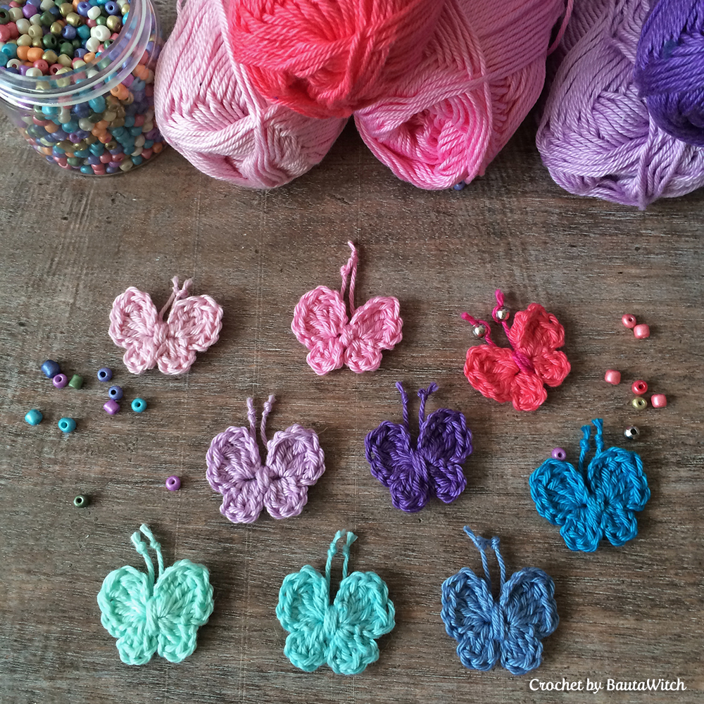 free crochet butterfly patterns