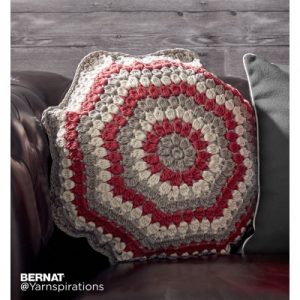 Bernat Puffed Up Crochet Pillow Free Pattern