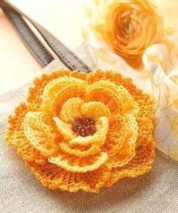 Crochet flower pattern free new