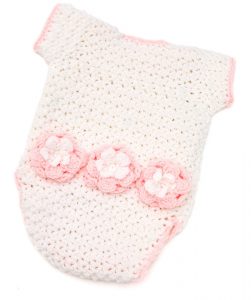 Floral Onesie & Hat Free Baby Crochet Pattern