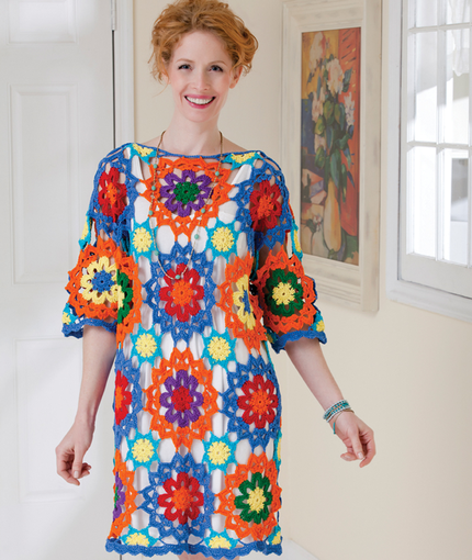 Bright & Beautiful Top Free Crochet Pattern