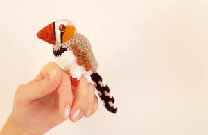 Amigurumi Zebra Finch Free Crochet Pattern