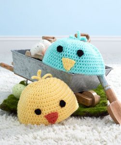 Baby Chick Hats Free Crochet Pattern