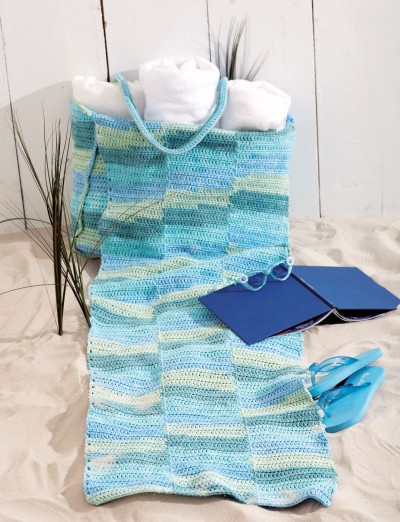 Beach Bag & Mat Free Crochet Pattern