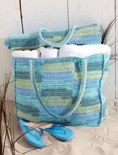 Beach Bag & Mat Free Crochet Pattern