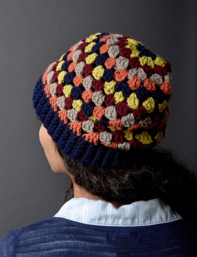 Granny Stripes Hat Easy Crochet Pattern
