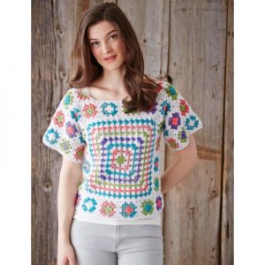 Patons Boho Pullover Top Free Crochet Pattern