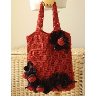 Patons Harvest Tote Bag Free Crochet Pattern