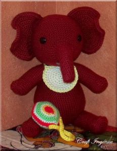 Pot Belly Baby Elephant Free Crochet Pattern